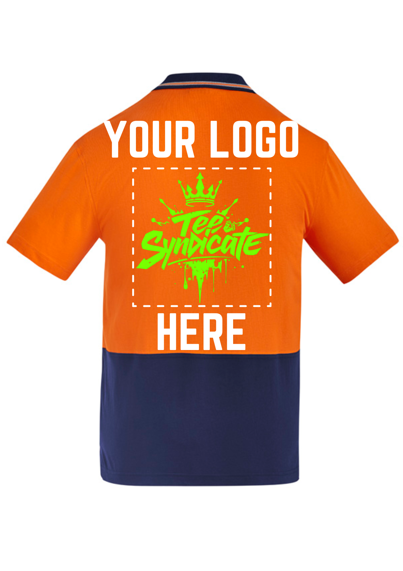 Men's Hi-Vis Cotton Polo - SYZMIK