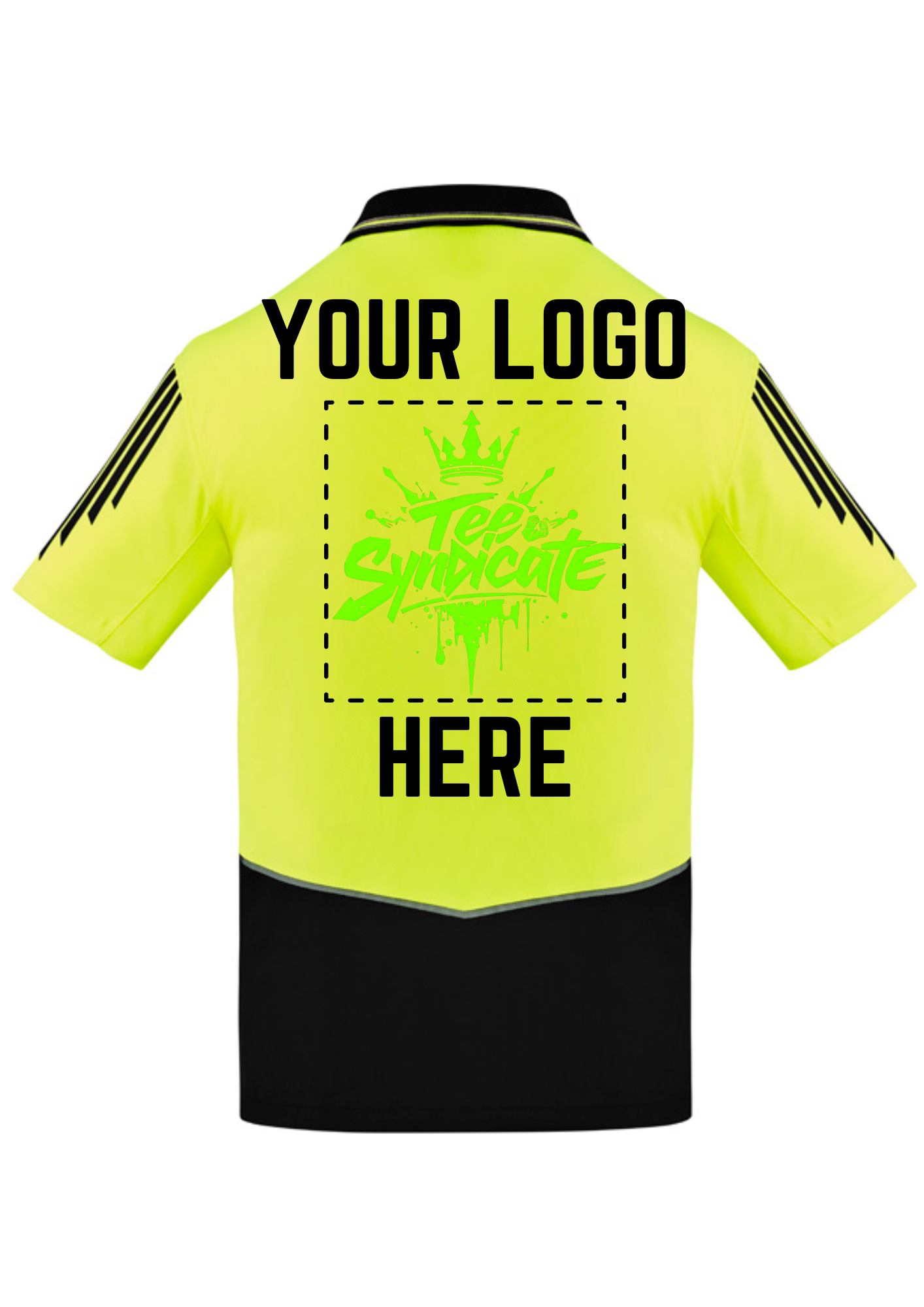 Men's Hi-Vis Flux Polo - SYZMIK