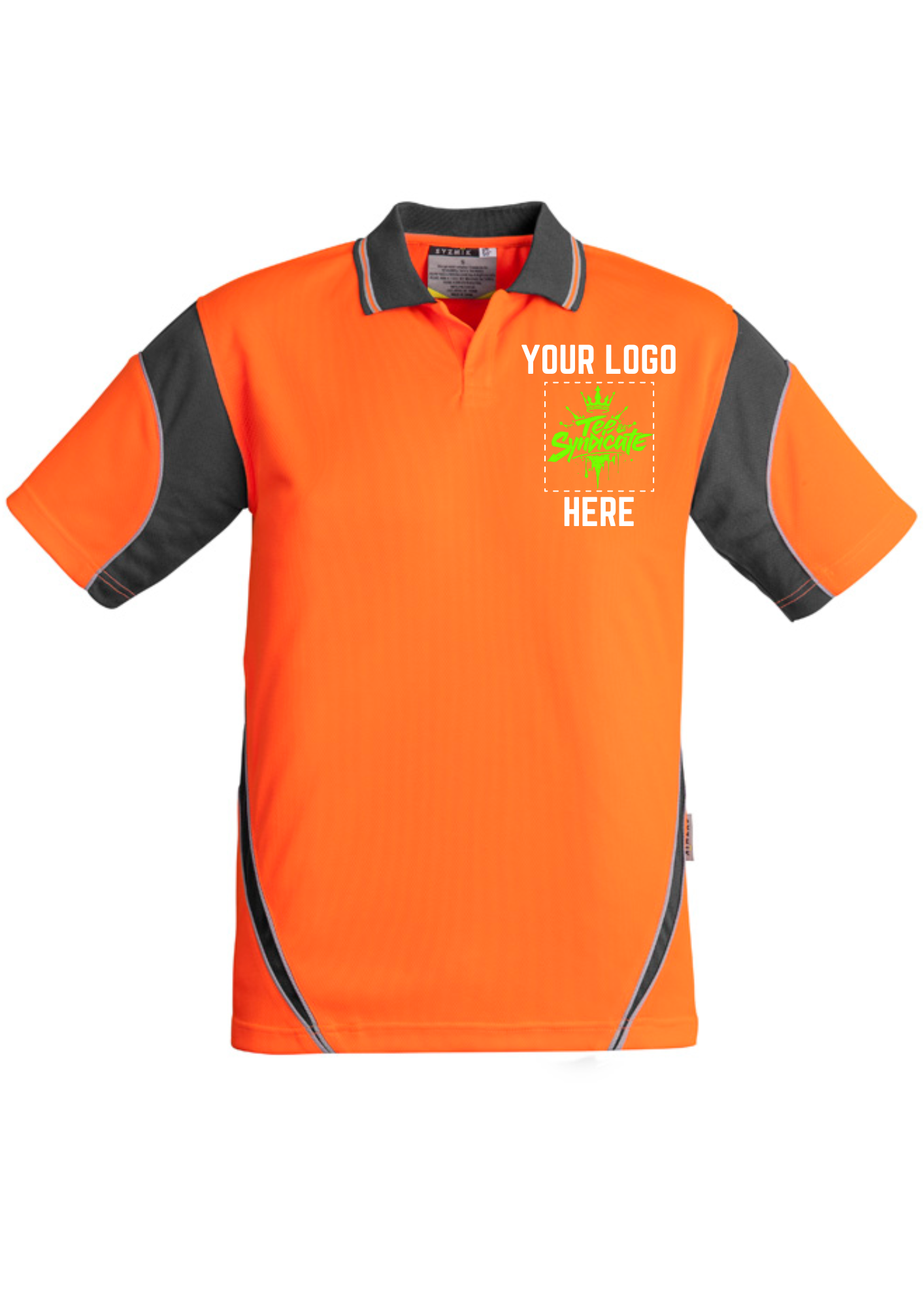 Men's Hi-Vis Aztec Polo - SYZMIK