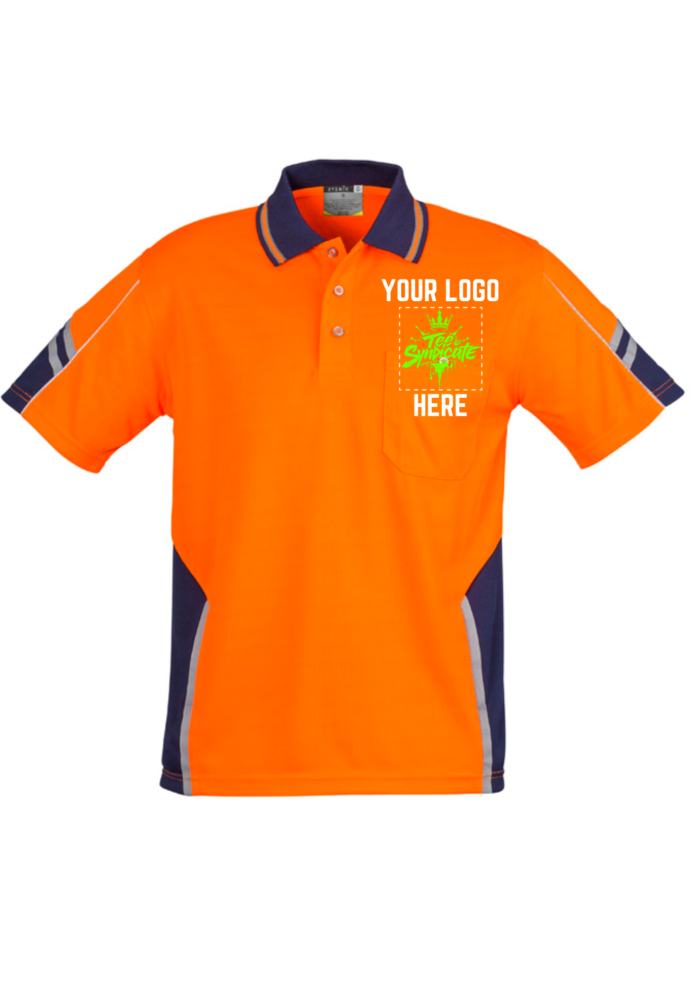 Men's Hi-Vis Squad Polo - SYZMIK