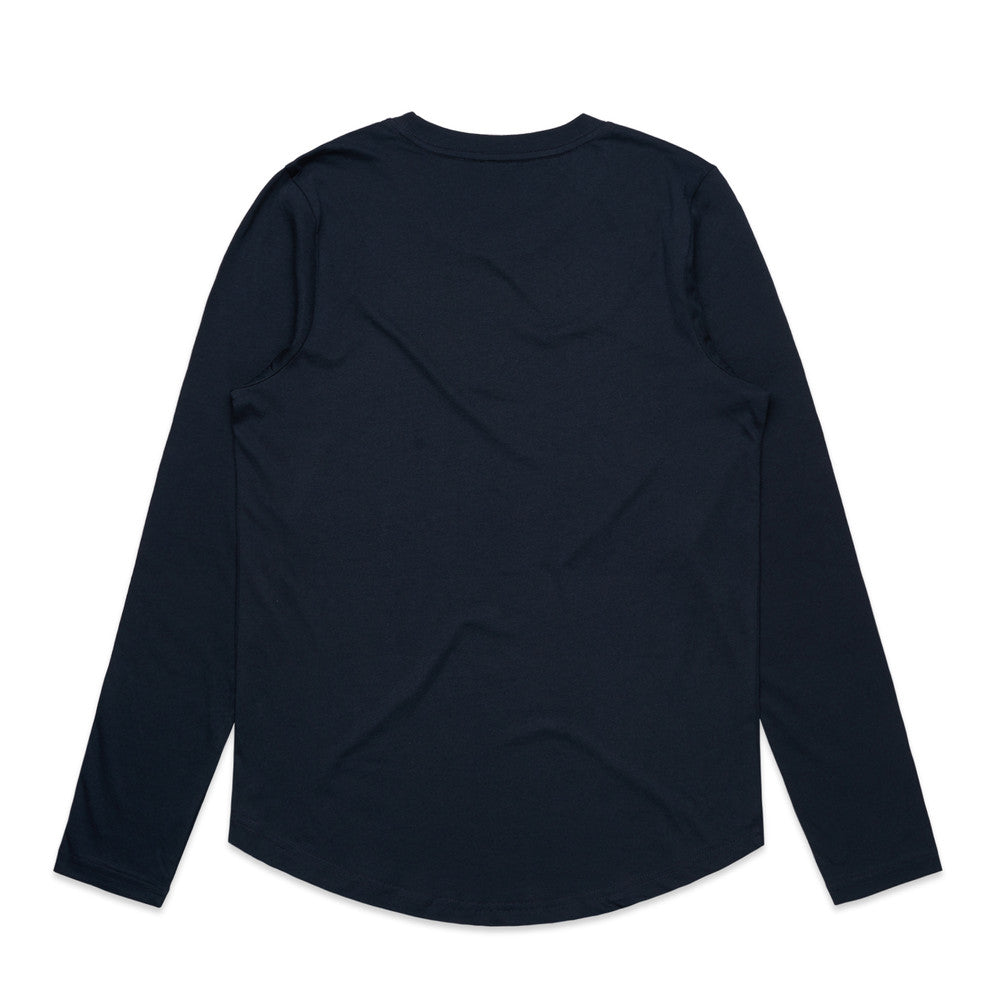 Women's Maple Curve Long Sleeve Tee 4021 - AS Colour