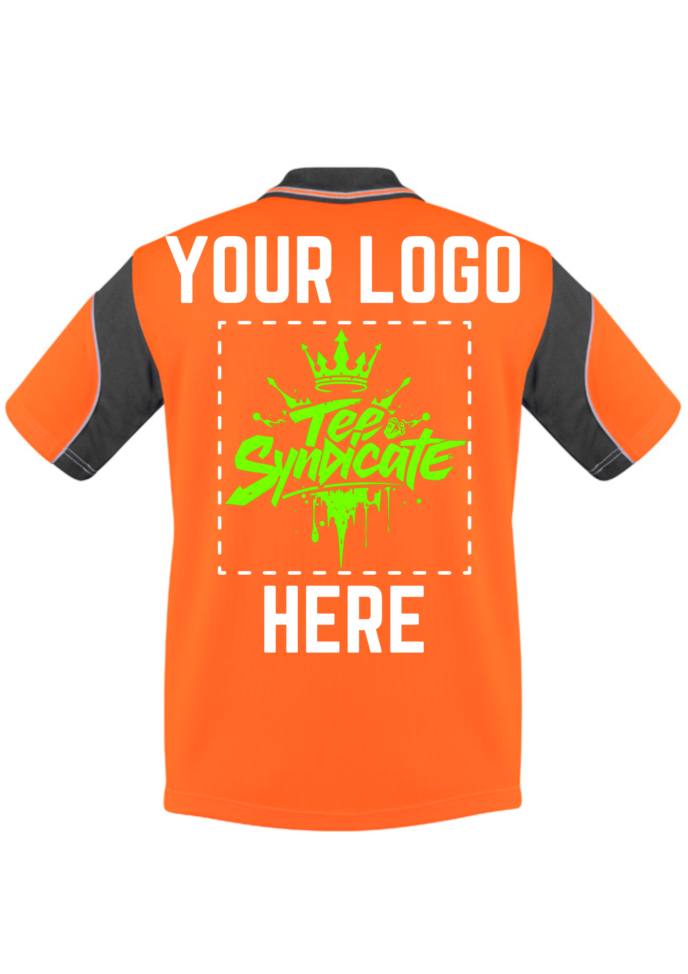 Men's Hi-Vis Aztec Polo - SYZMIK