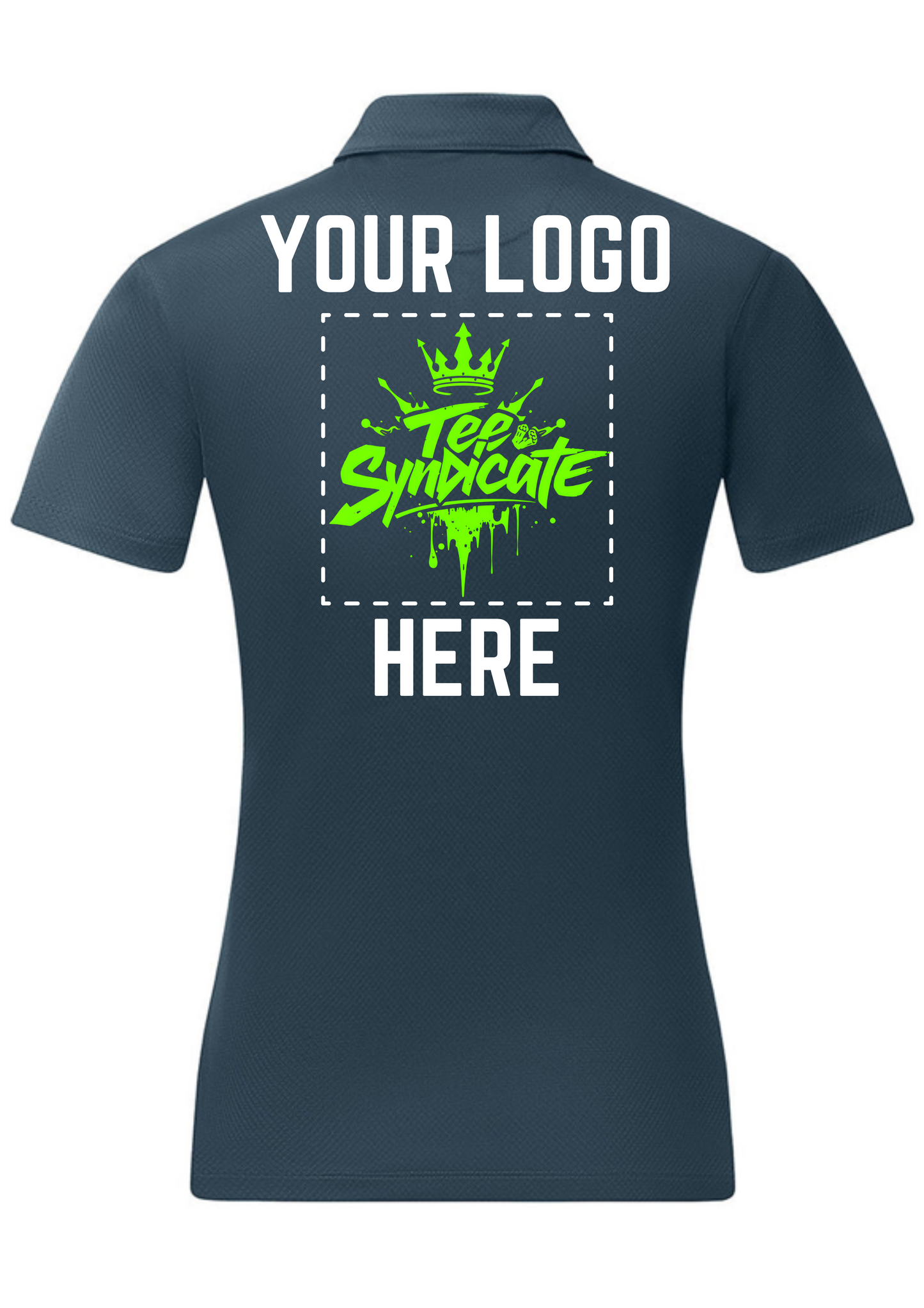 Ladies Sustainable Jacquard Knit Polo - Winning Spirit