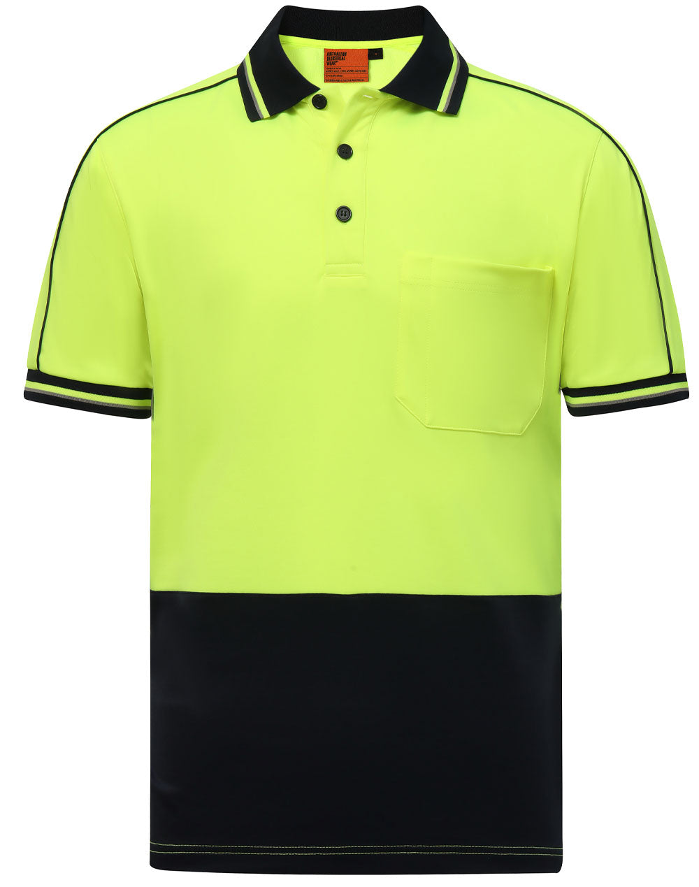 Hi-Vis Sustainable Cool-Breeze Safety Polo - All Industrial Wear