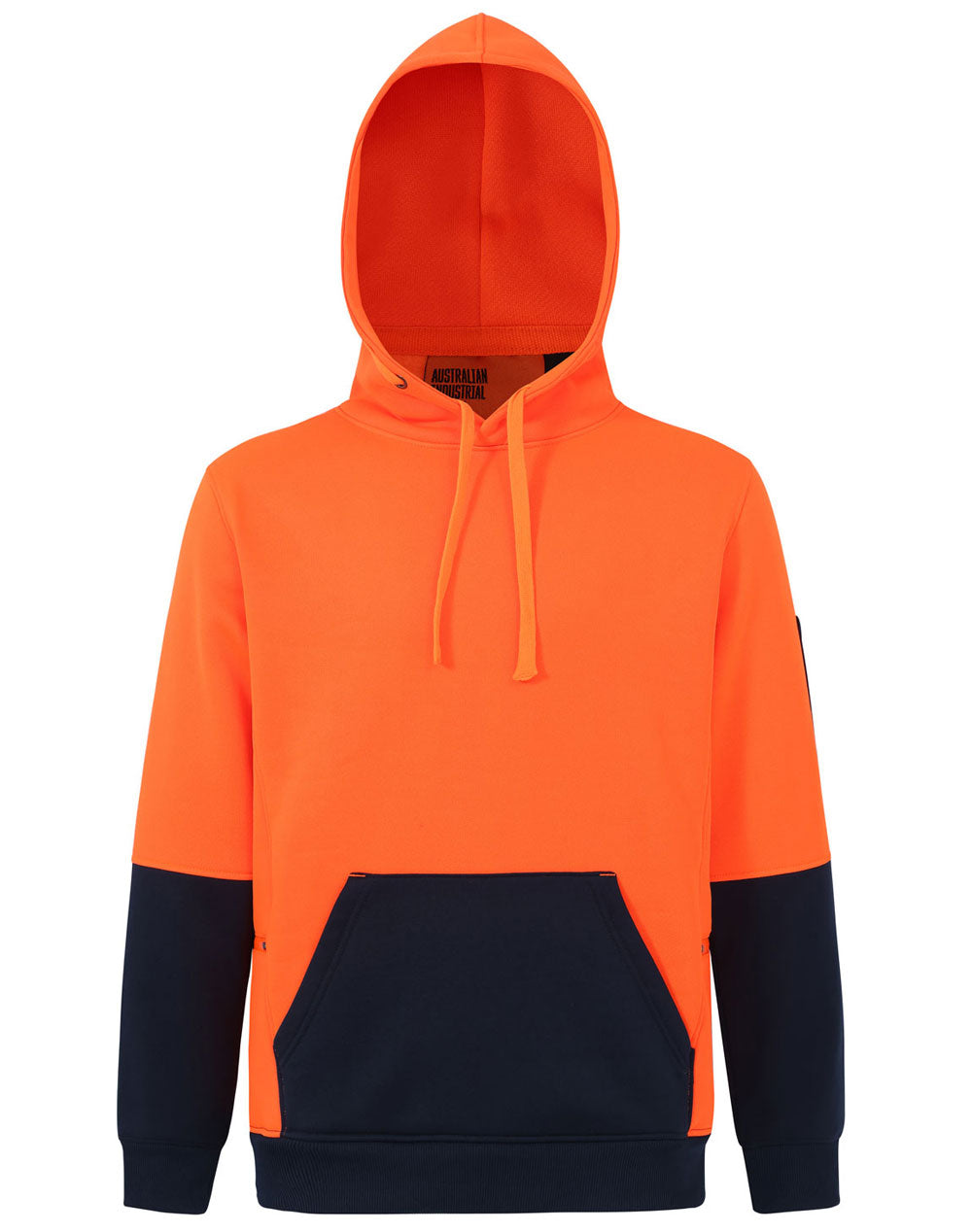 Hi-Vis Two Tone Water Resistant Fleece Hoodie - Unisex - All Industrial Wear