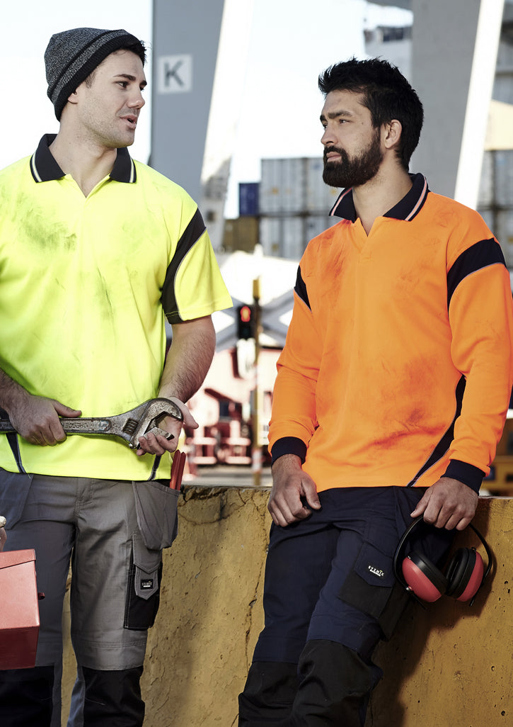 Men's Hi-Vis Aztec Polo - SYZMIK