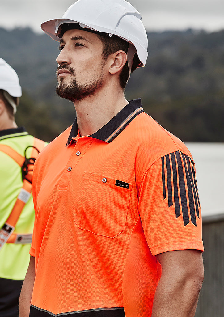 Men's Hi-Vis Flux Polo - SYZMIK