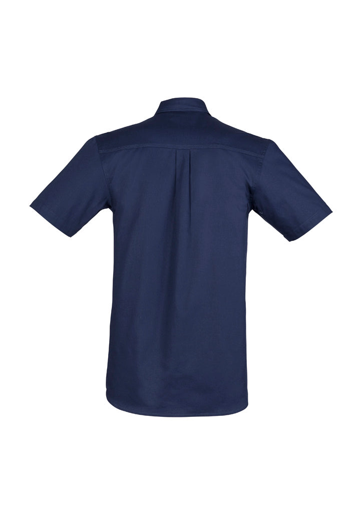 Mens Lightweight Tradie Short Sleeve Shirt - SYZMIK