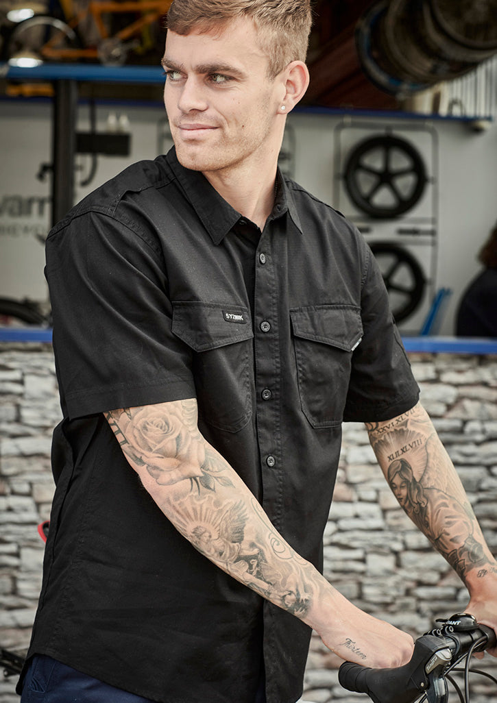 Men's Rugged Cooling Short Sleeve Shirt - SYZMIK
