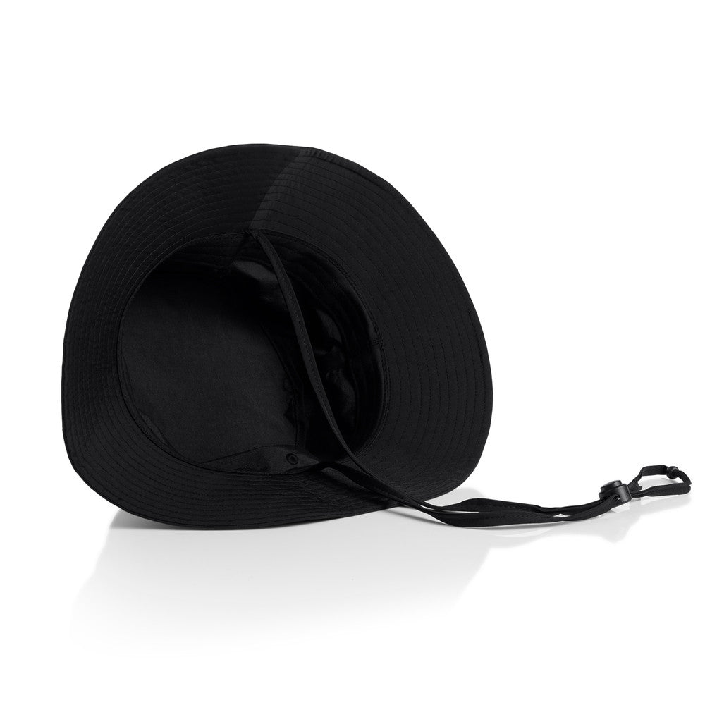 Nylon Wide-Brim Bucket Hat - AS Colour
