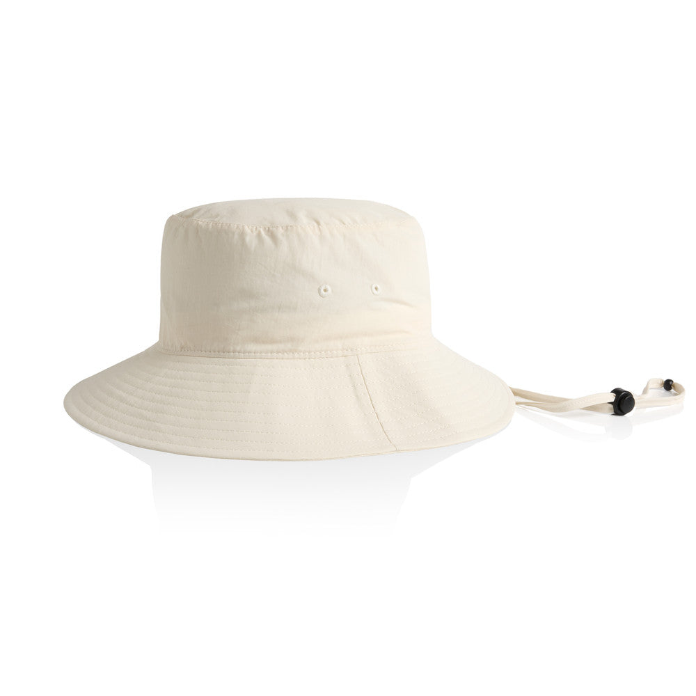 Nylon Wide-Brim Bucket Hat - AS Colour