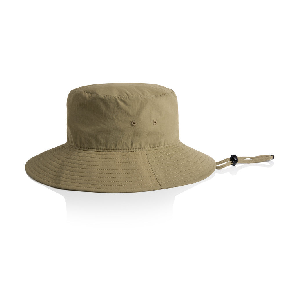 Nylon Wide-Brim Bucket Hat - AS Colour