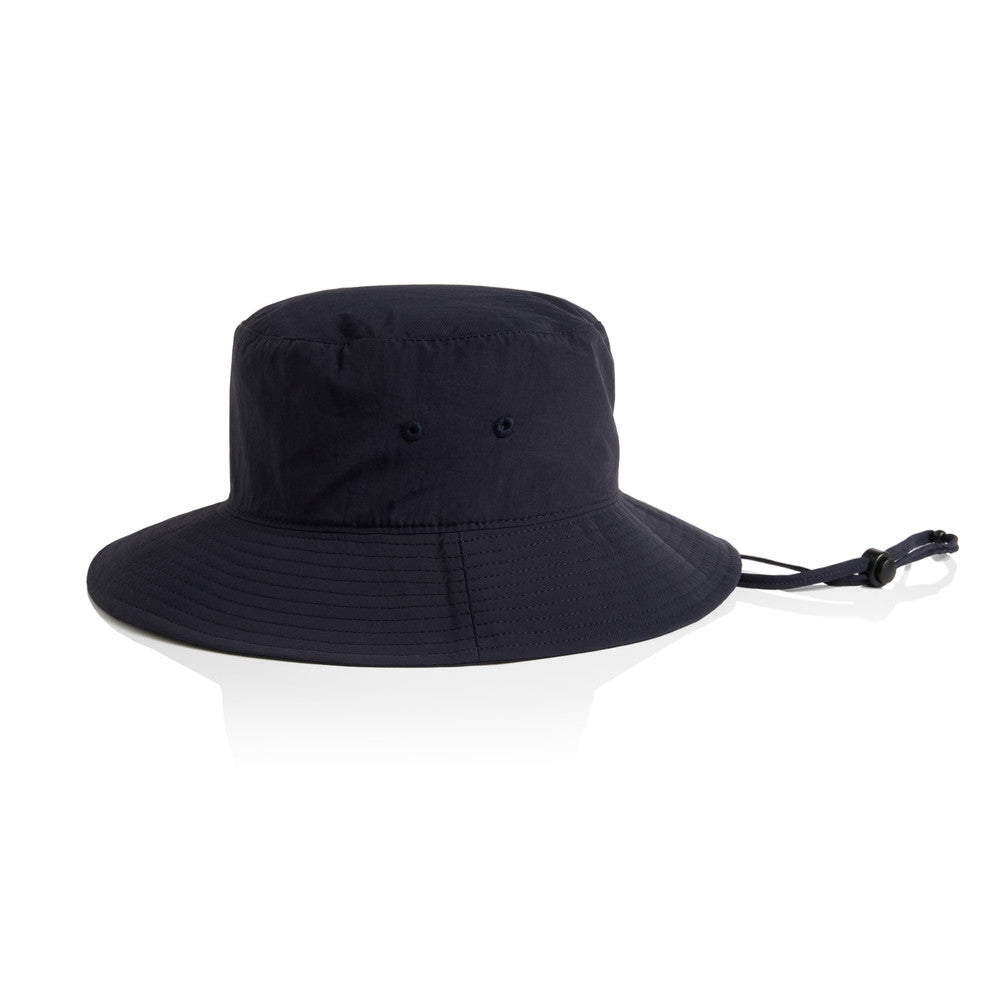 Nylon Wide-Brim Bucket Hat - AS Colour