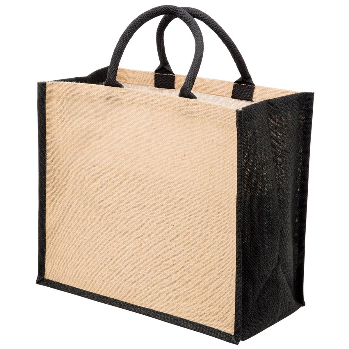 Eco Jute Tote with wide gusset - LEGEND LIFE