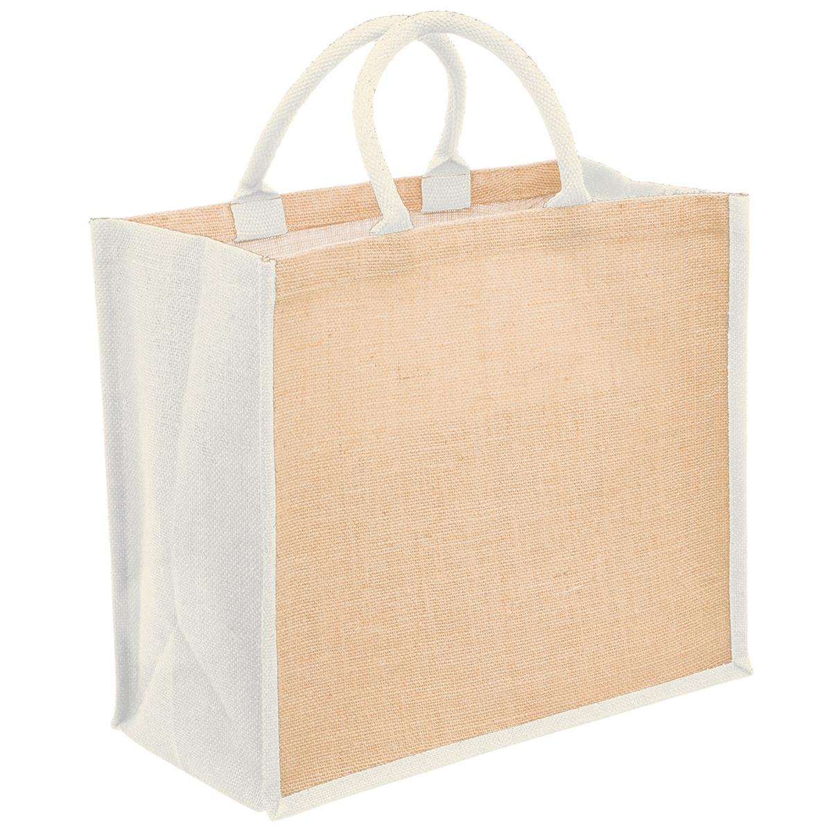 Eco Jute Tote with wide gusset - LEGEND LIFE