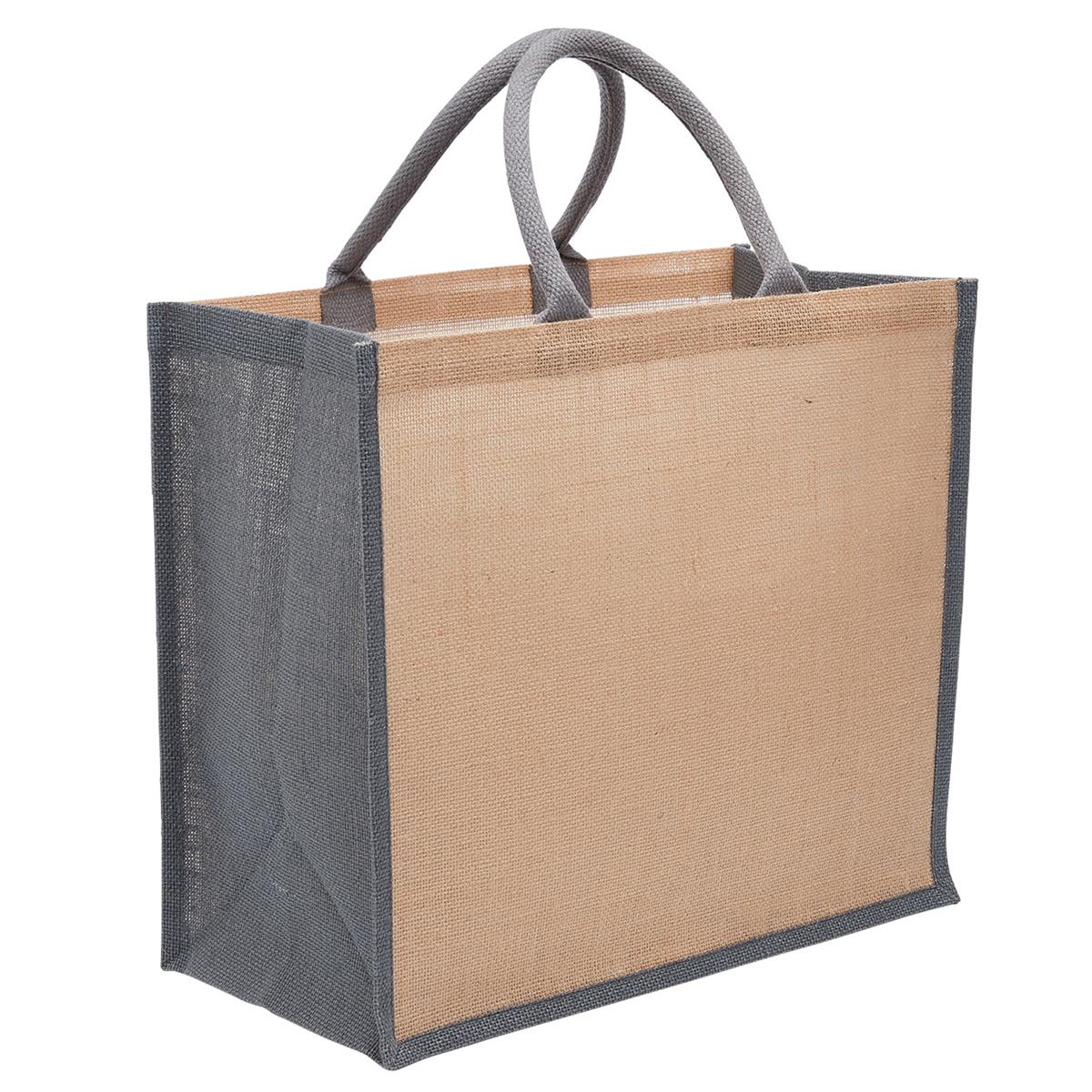 Eco Jute Tote with wide gusset - LEGEND LIFE