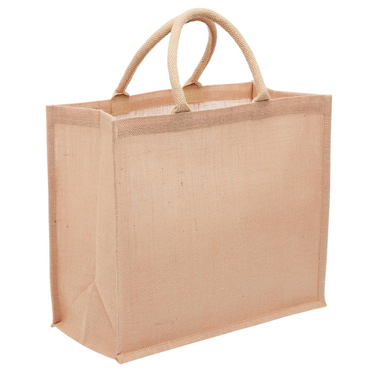 Eco Jute Tote with wide gusset - LEGEND LIFE