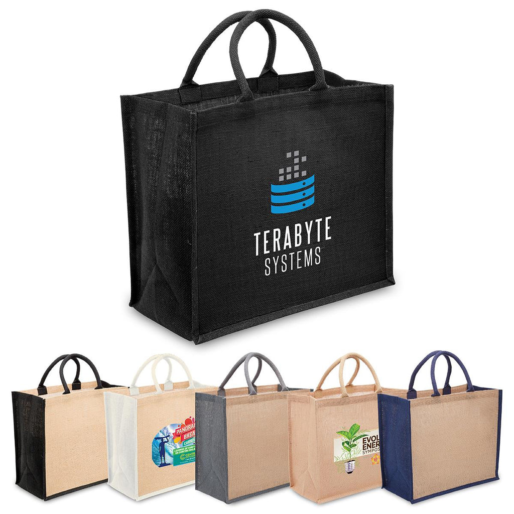 Eco Jute Tote with wide gusset - LEGEND LIFE