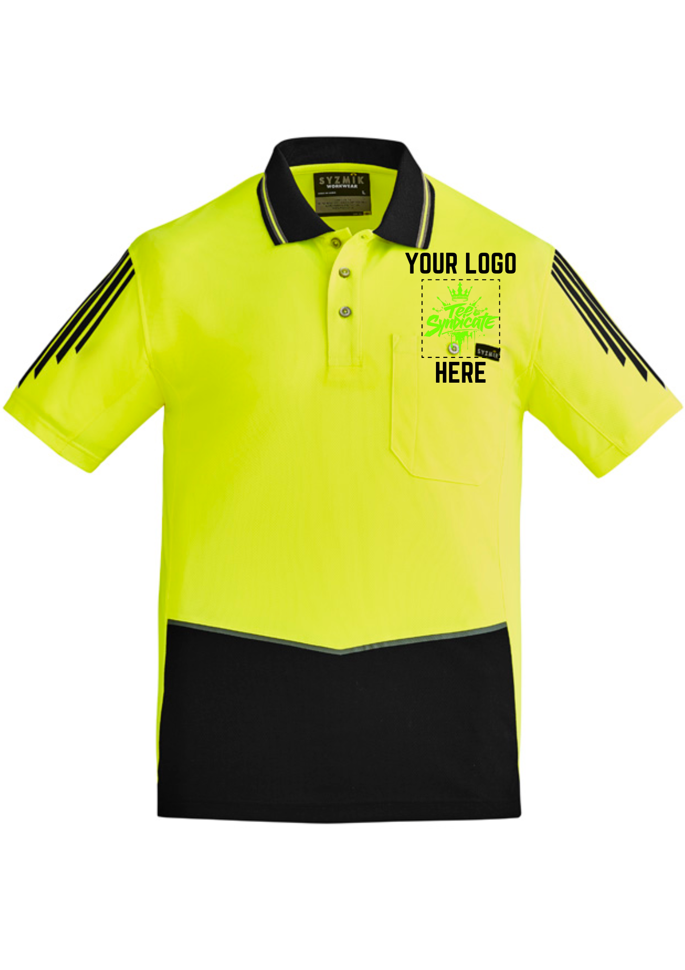 Men's Hi-Vis Flux Polo - SYZMIK