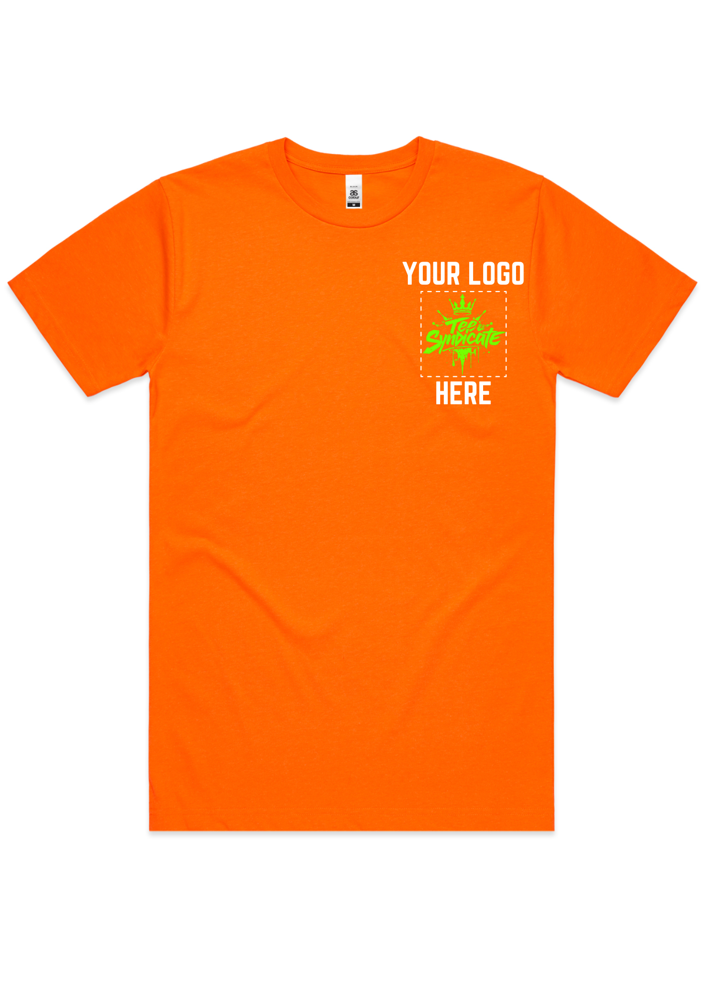 Men's Block Safety Tee - AS Colour
