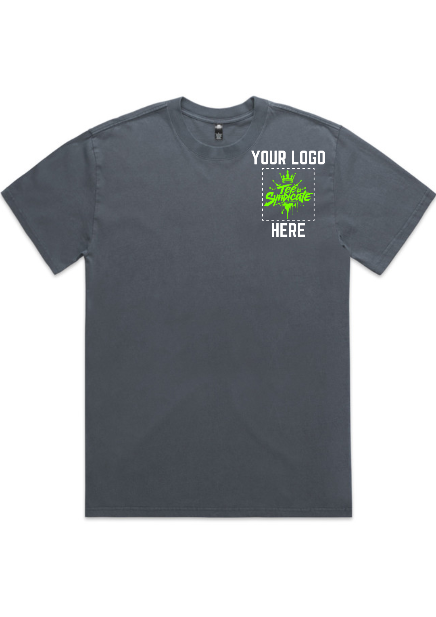 Men's Heavy Faded Tee - AS Colour