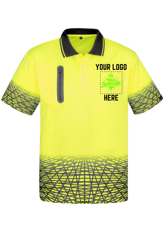 Men's Hi-Vis Tracks Polo - SYZMIK