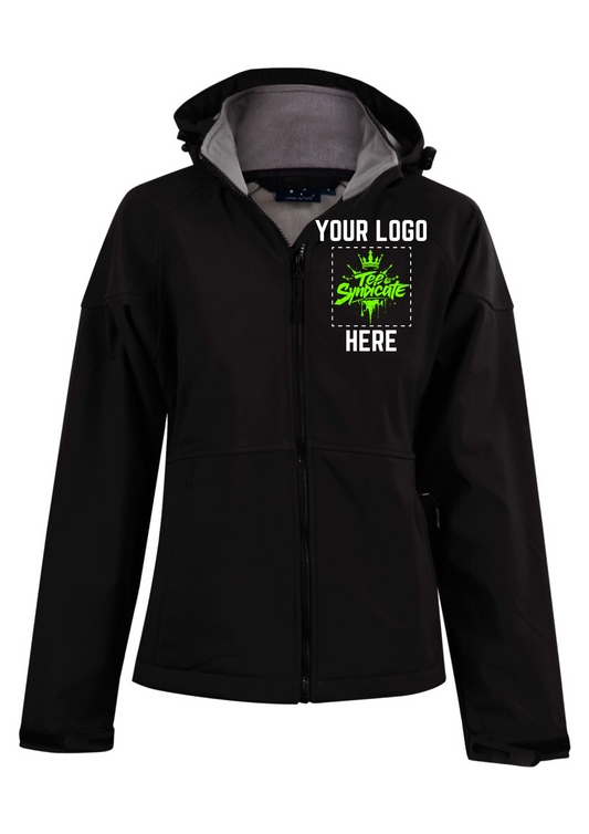 Aspen Softshell Hood Jacket - Women's - Winning Spirit