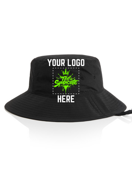 Nylon Wide brim Bucket Hat - AS Colour