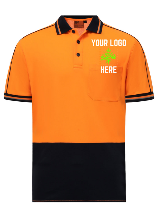 Hi-Vis Sustainable Cool-Breeze Safety Polo - All Industrial Wear