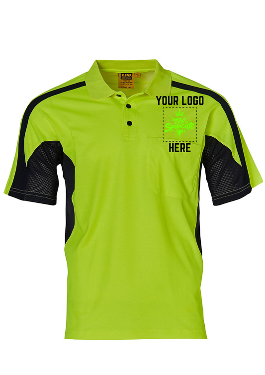 Fashion Hi-Vis S/S Polo - Unisex - All Industrial Wear