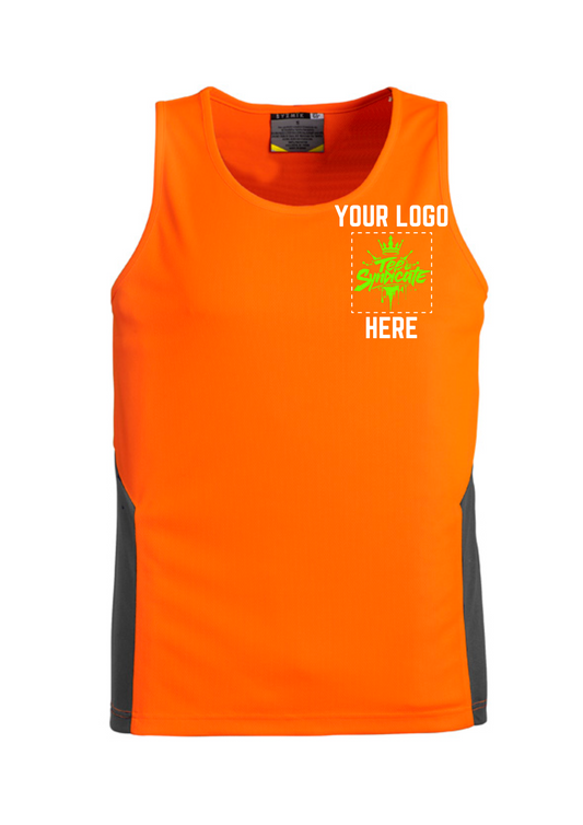 Unisex Hi-Vis Squad Singlet - SYZMIK