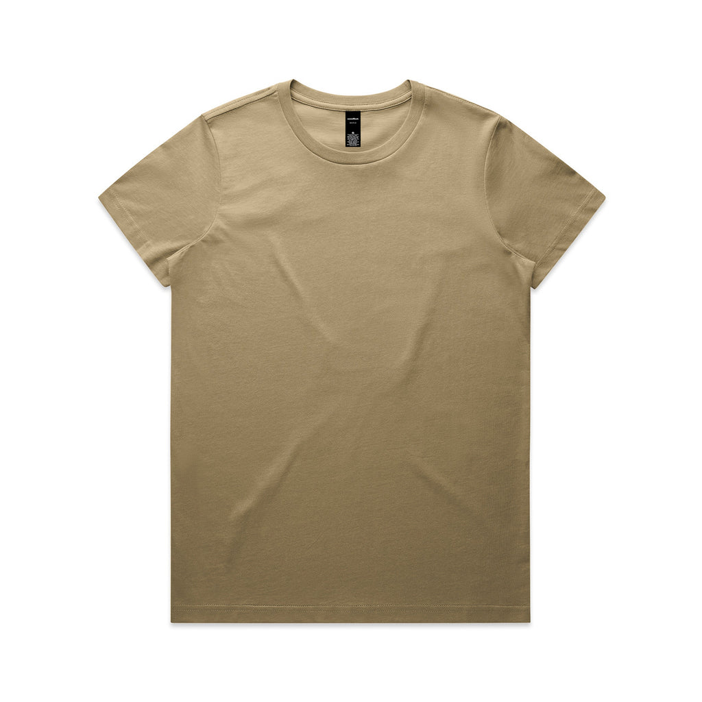 AS Colour 4001 Women's Maple Tee - AS Colour - Sand