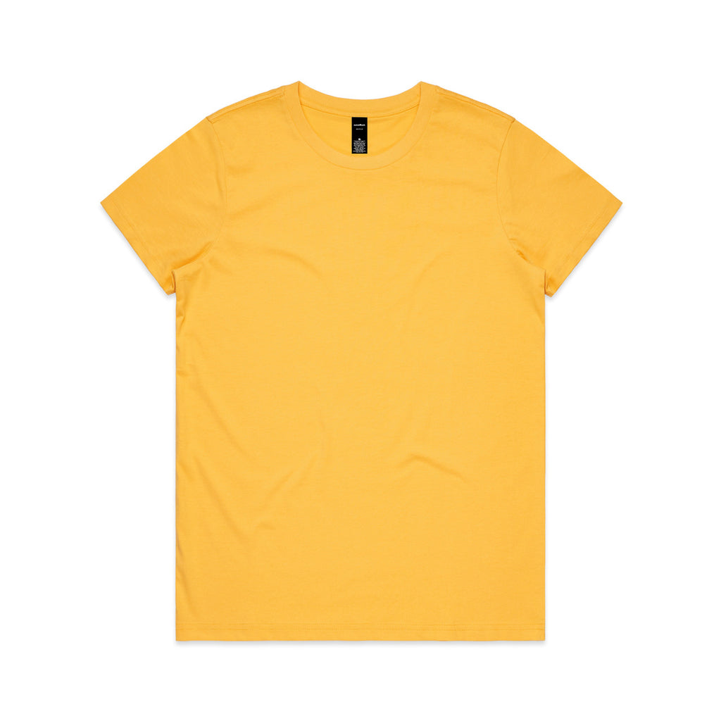 AS Colour 4001 Women's Maple Tee - AS Colour - Yellow