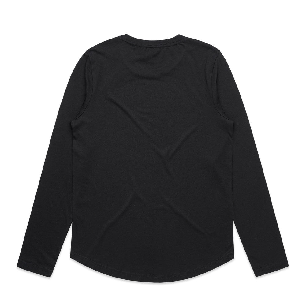 Women's Maple Curve Long Sleeve Tee - AS Colour