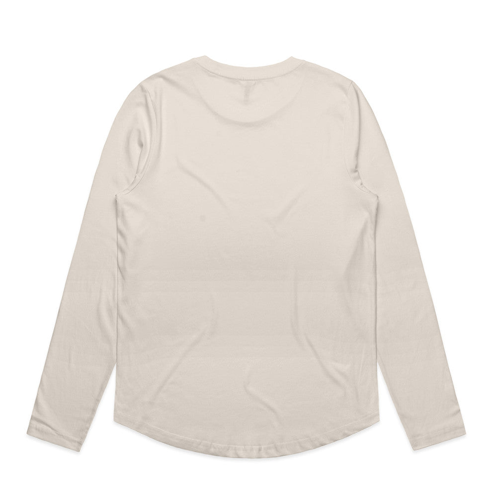 Women's Maple Curve Long Sleeve Tee - AS Colour