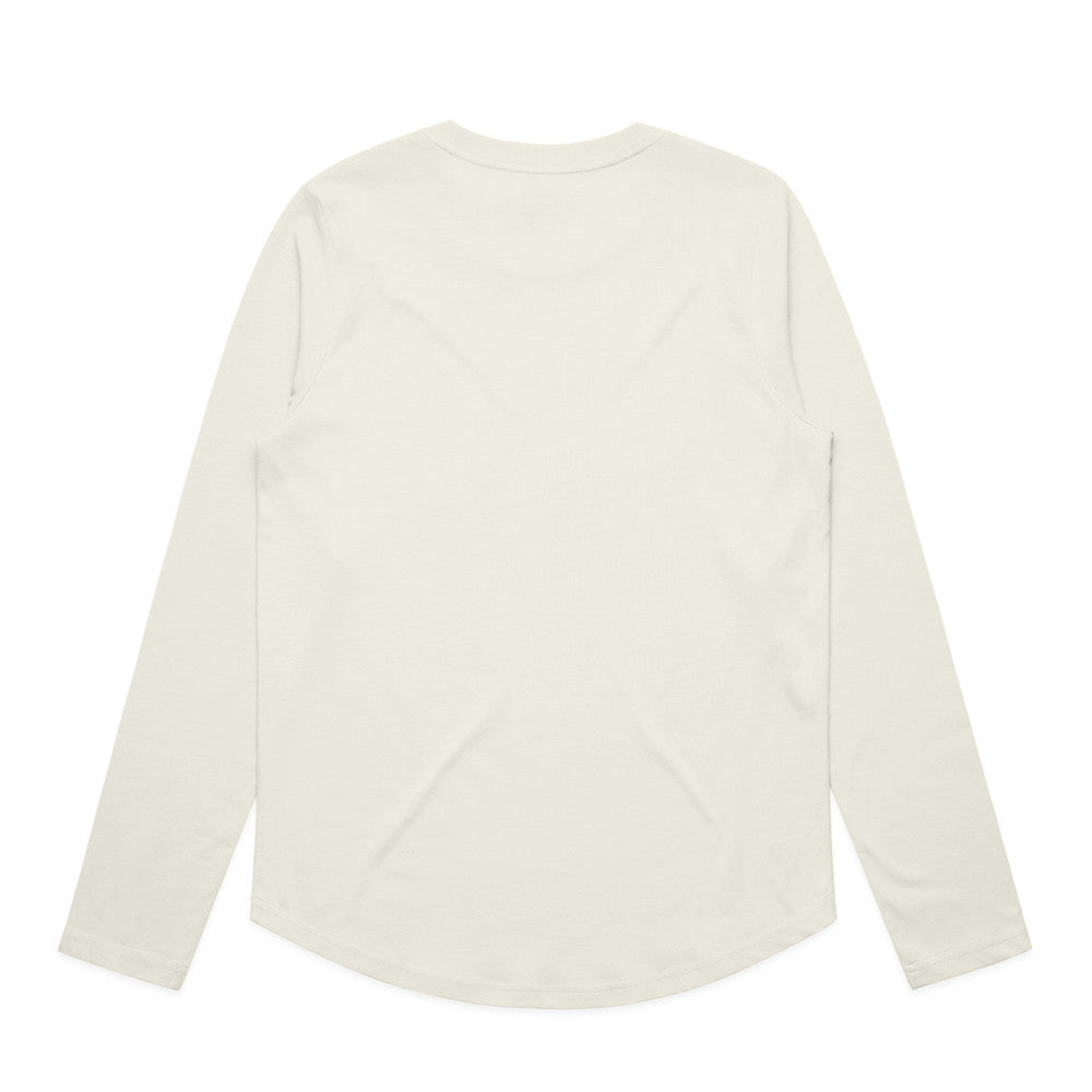Women's Maple Curve Long Sleeve Tee - AS Colour