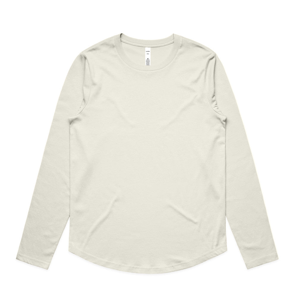 Women's Maple Curve Long Sleeve Tee 4021 - AS Colour