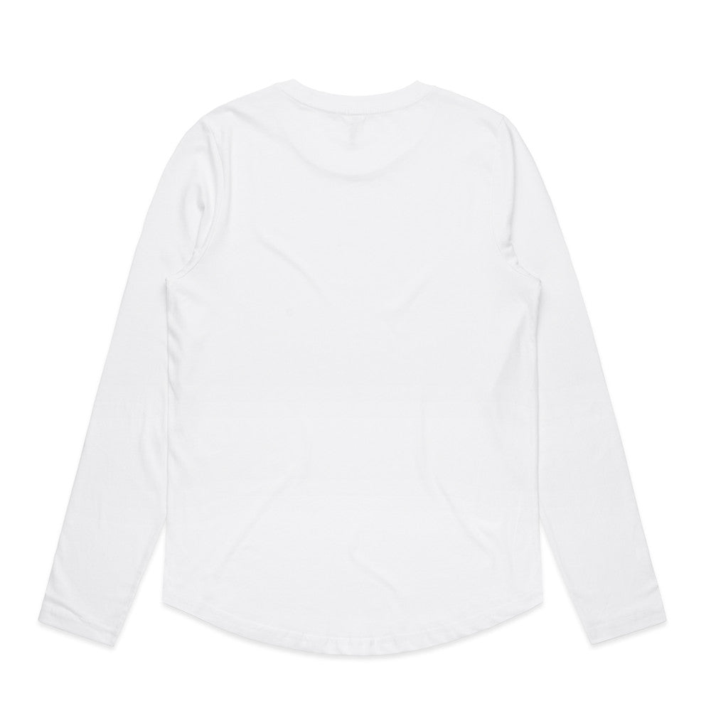 Women's Maple Curve Long Sleeve Tee - AS Colour