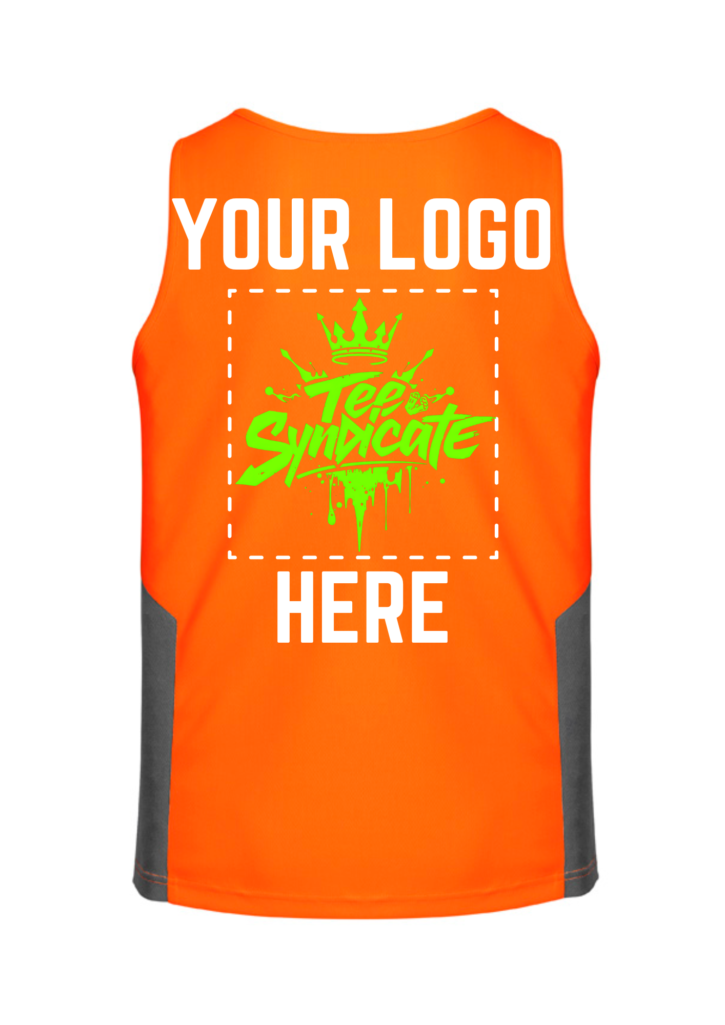 Unisex Hi-Vis Squad Singlet - SYZMIK