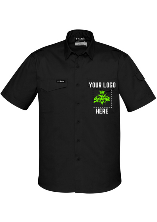 Men's Rugged Cooling Short Sleeve Shirt - SYZMIK