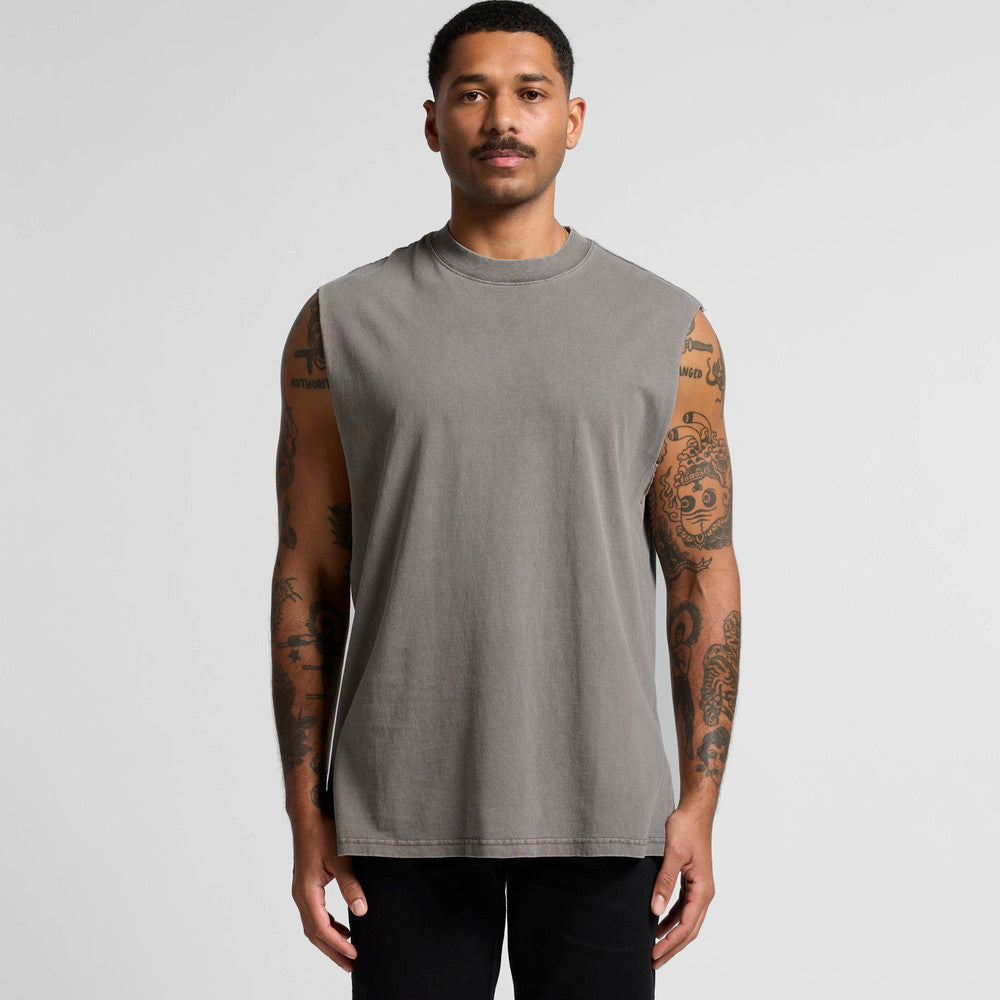 Heavy Faded Tank Tee - AS Colour