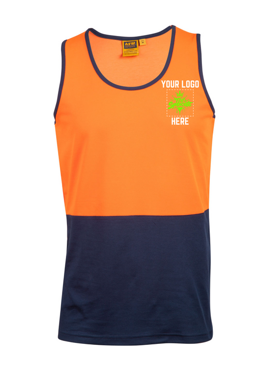 Unisex Hi Vis Safety Singlet - All Industrial Wear