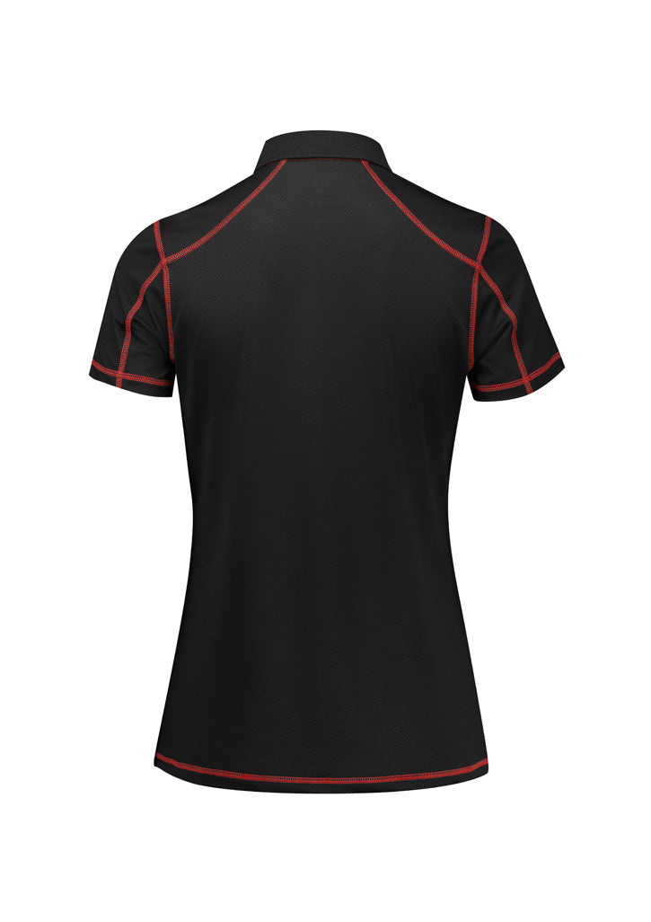 BIZ COLLECTION - Womens Dart Short Sleeve Polo