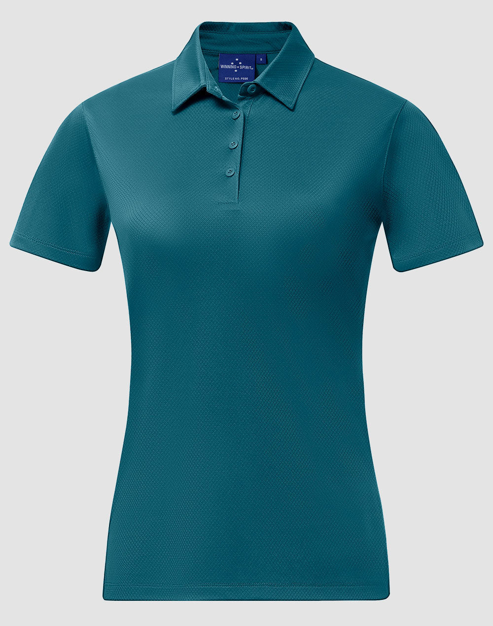 Women's Sustainable Jacquard Knit Polo - Winning Spirit