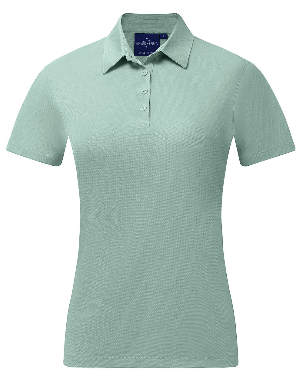 Women's Sustainable Jacquard Knit Polo - Winning Spirit