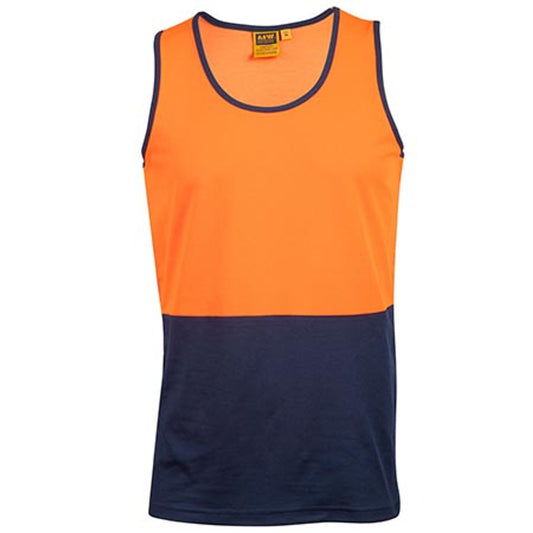 Unisex Hi Vis Safety Singlet - All Industrial Wear