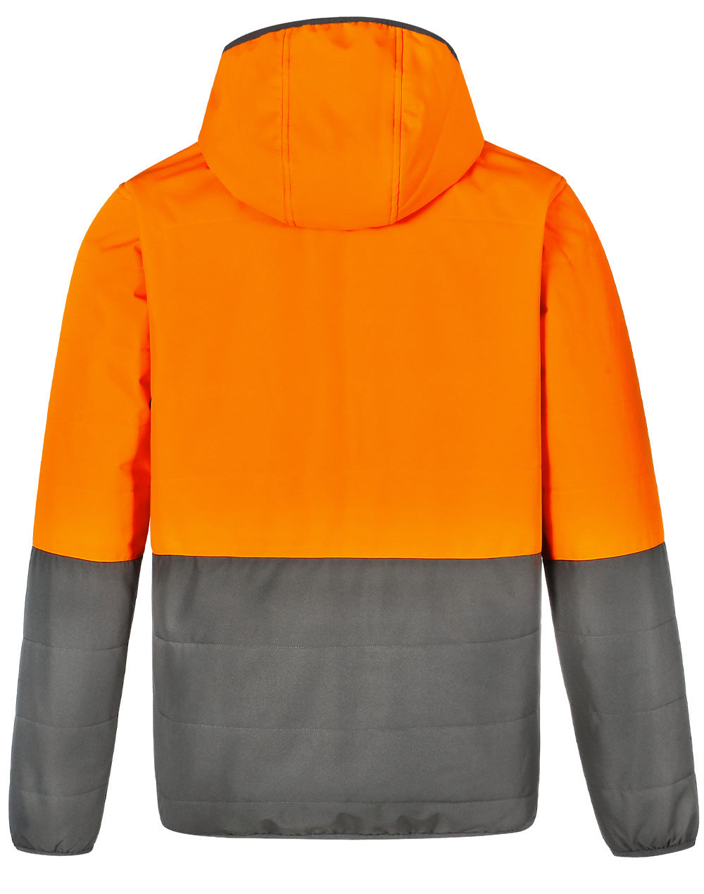Hi Vis Modern Hooded Puffer Jacket - All Industrial Wear