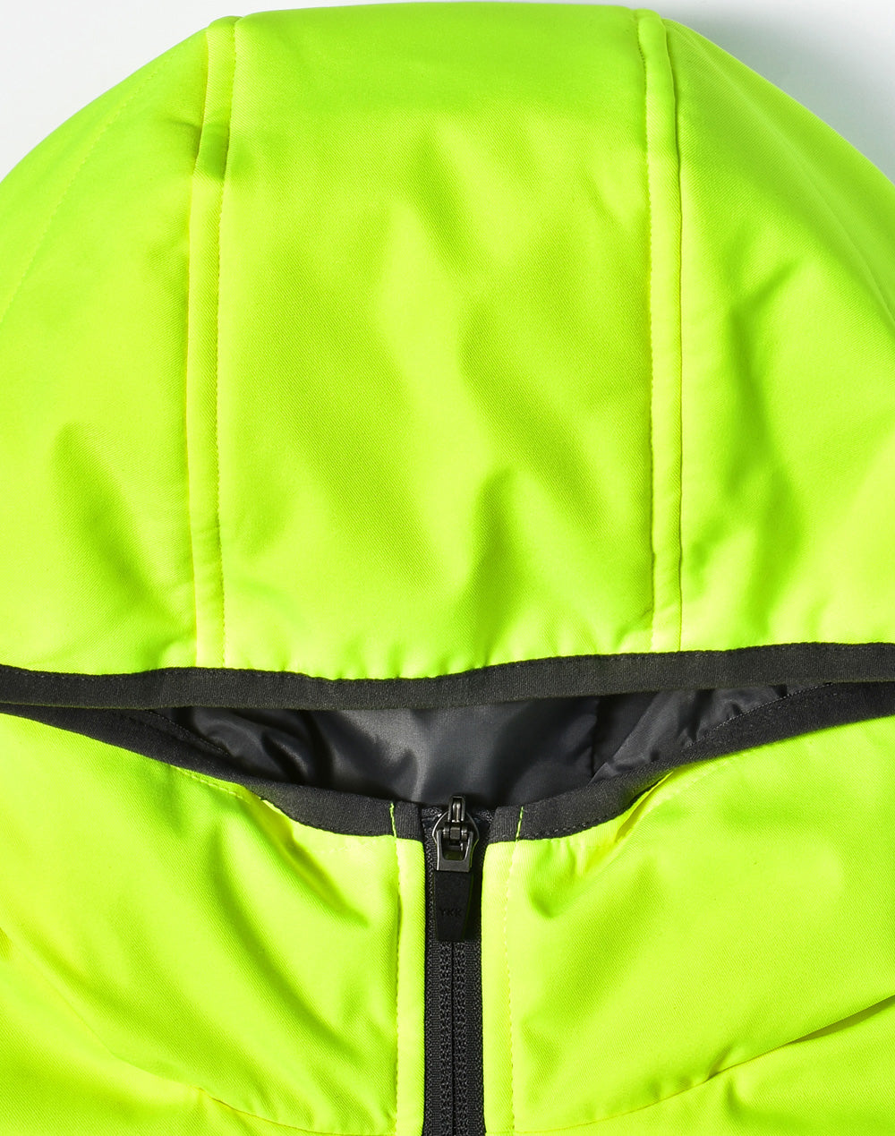 Hi Vis Modern Hooded Puffer Jacket - All Industrial Wear