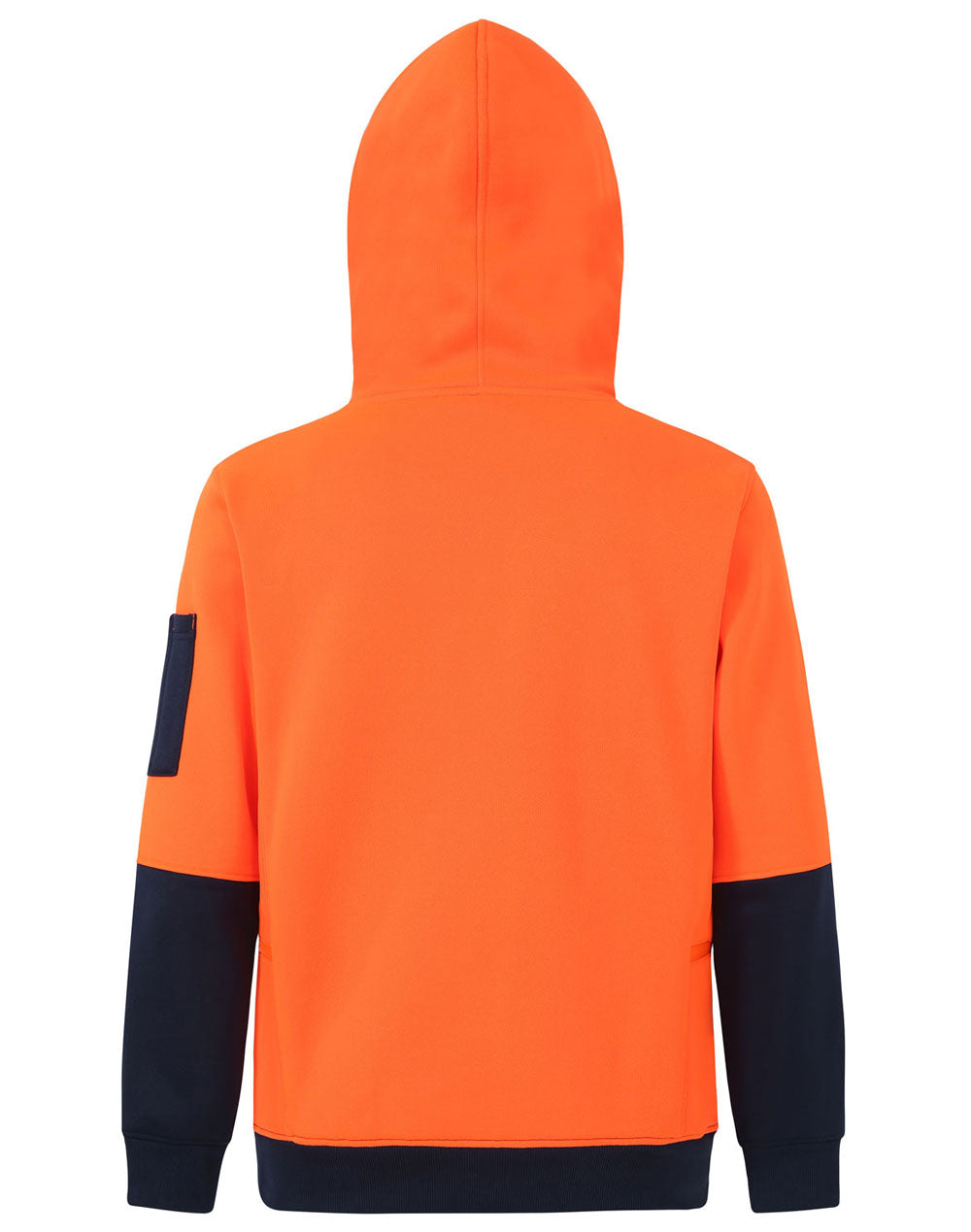 Hi-Vis Two Tone Water Resistant Fleece Hoodie - Unisex - All Industrial Wear