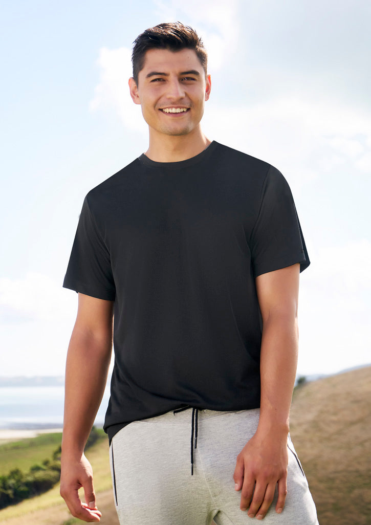 Mens Action Short Sleeve Tee - Biz Collection